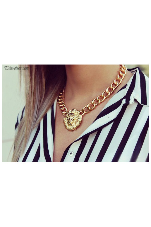 Kaklo papuošalas "Lion on the Chain"  - 3