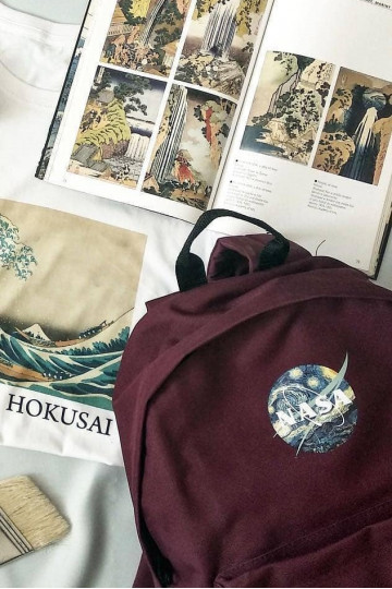 Kuprinė bordo spalvos Nasa 2