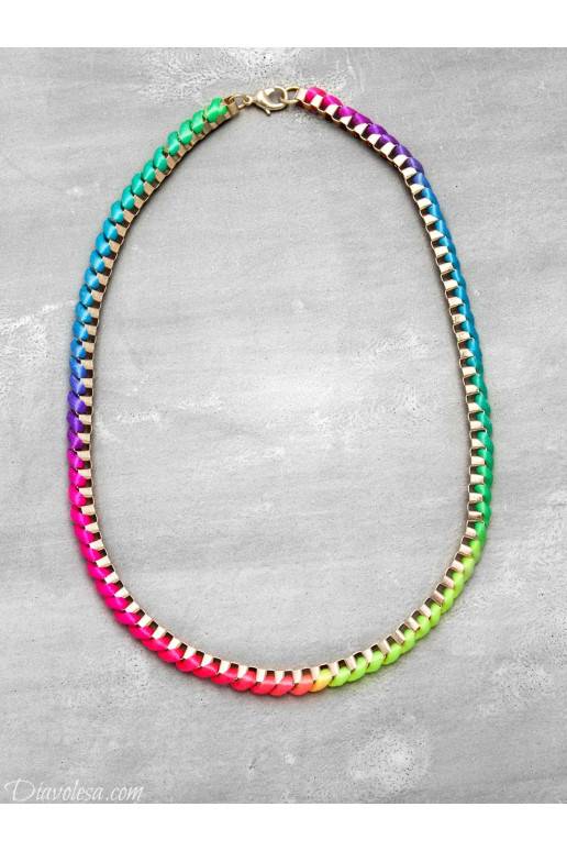 Kaklo papuošalas "Rainbow"