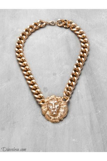 Kaklo papuošalas "Lion on the Chain"  - 1 2