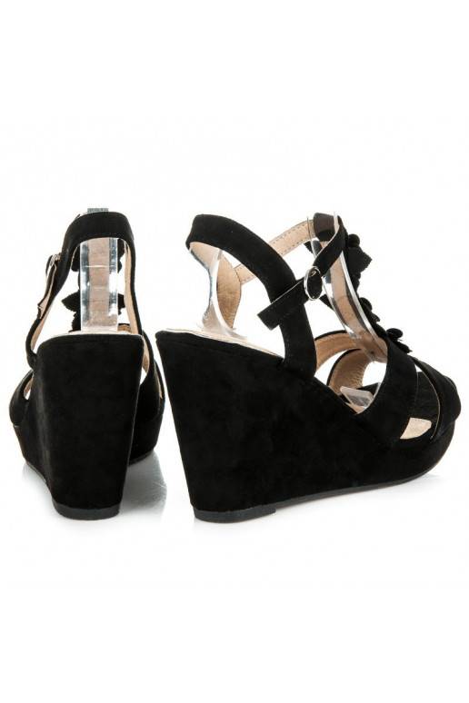 Stilingos juodos platforminės basutės...