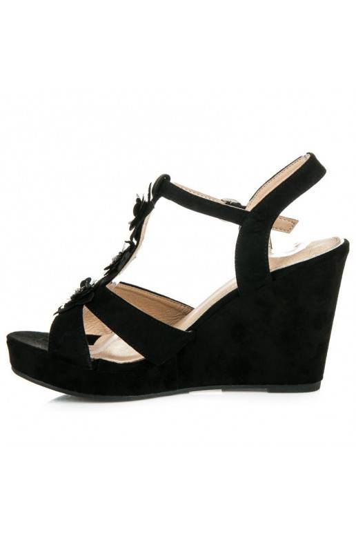 Stilingos juodos platforminės basutės...