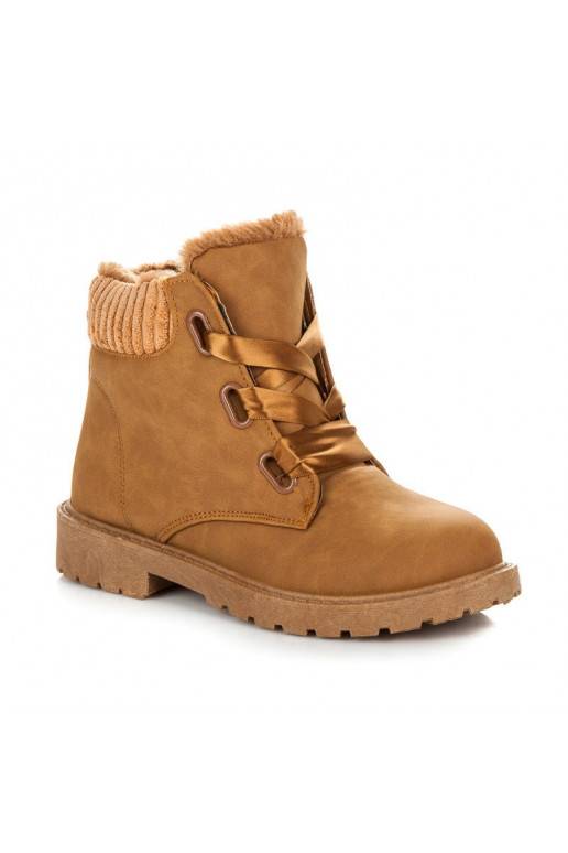 Rudos spalvos aulinukai su satino...