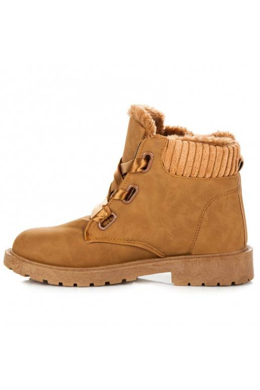 Rudos spalvos aulinukai su satino...