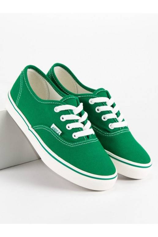 Žalios spalvos moteriški laisvalaikio...