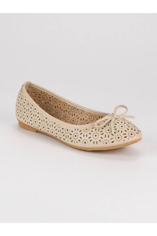 Smėlio spalvos balerinos Diamantique...