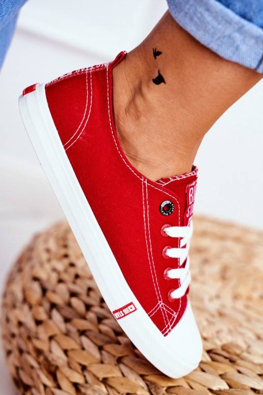 Moteriški batai Big Star raudonos spalvos BAT_FF274089 RED