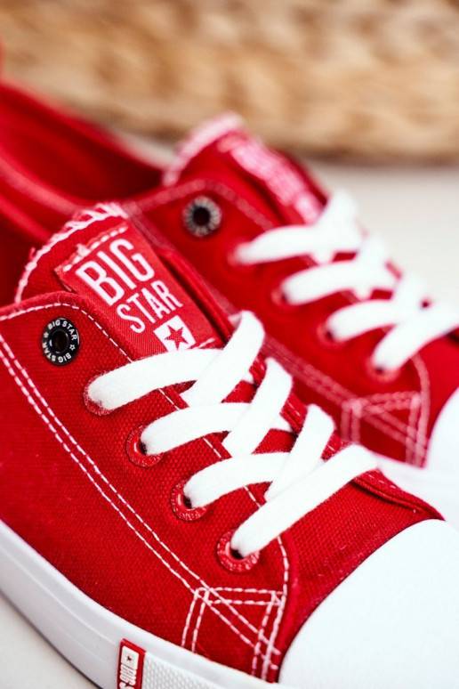 Moteriški batai Big Star raudonos spalvos BAT_FF274089 RED