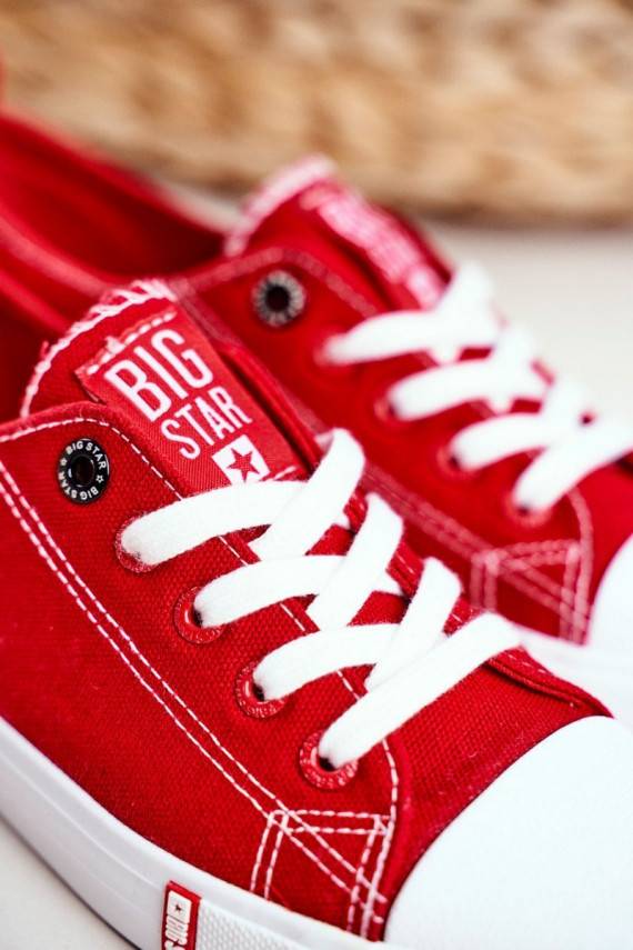 Moteriški batai Big Star raudonos spalvos BAT_FF274089 RED