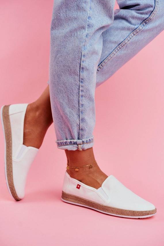 Espadrilės Big Star Slip-on Baltos spalvos FF276038