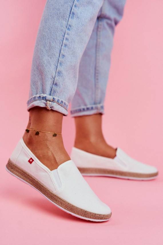 Espadrilės Big Star Slip-on Baltos spalvos