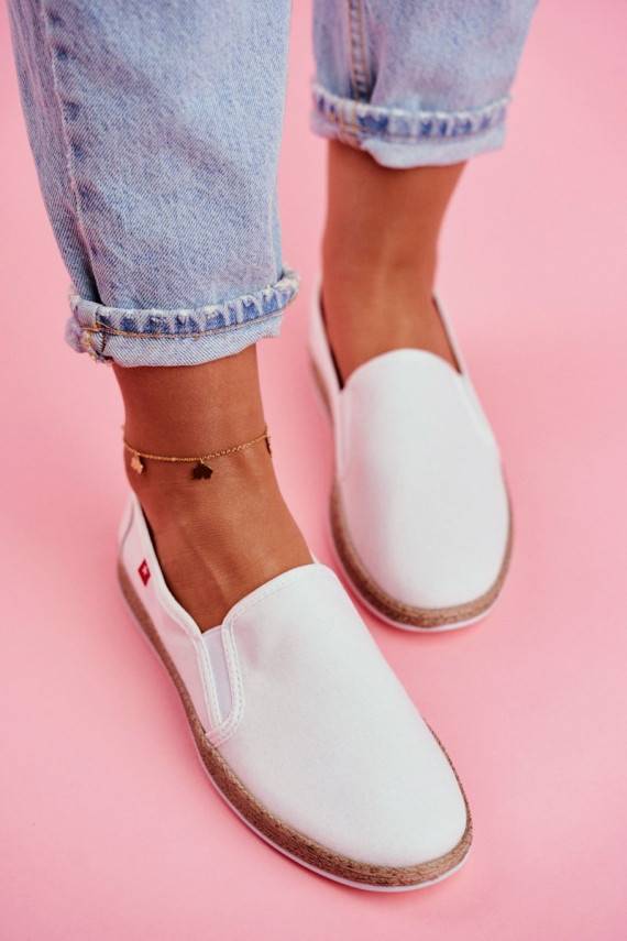 Espadrilės Big Star Slip-on Baltos spalvos FF276038