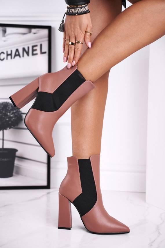 Moteriški aulinukai  su kulniukais rožinės spalvos Good Vibes