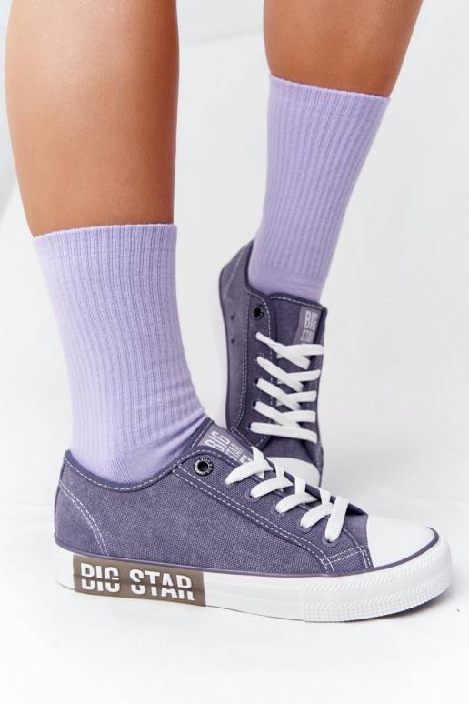 Moteriški batai BIG STAR HH274114 tamsiai mėlynos spalvos