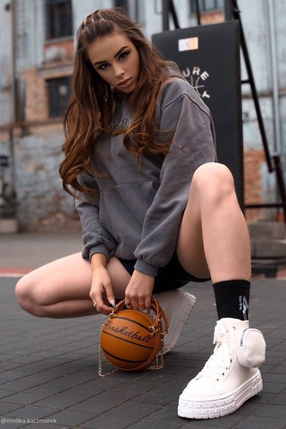   Sportbačiai su platforma Z Nerką baltos spalvos Popcorn