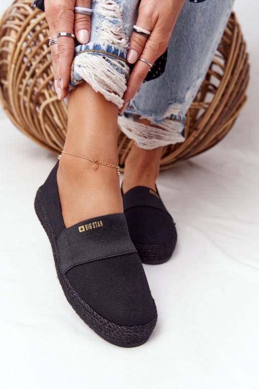 espadrilės  Big Star HH274482 juodos spalvos