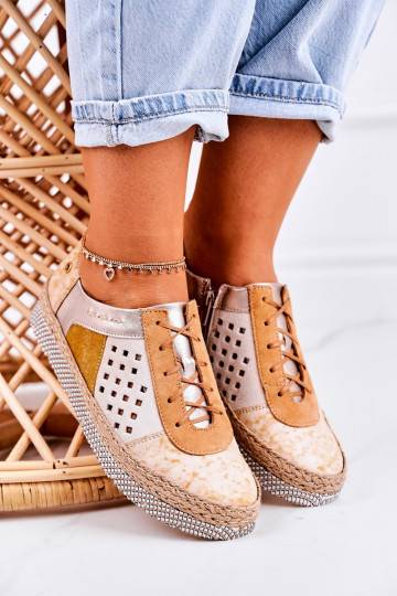   iš natūralios odos batai  geltonos spalvos 03339-44 2