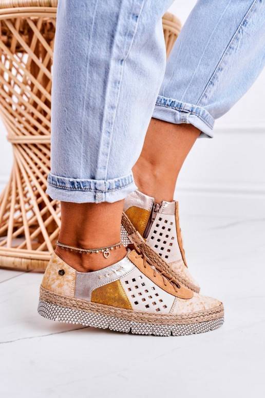   iš natūralios odos batai  geltonos spalvos 03339-44