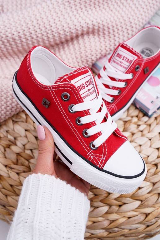 laisvalaikio batai Vaikiški Big Star FF374201 raudonos spalvos 