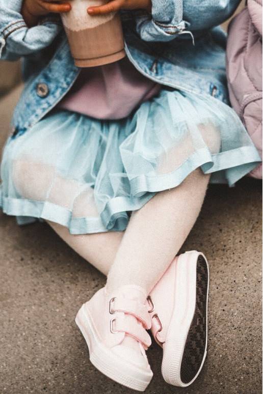 Vaikiški laisvalaikio batai su lipniais užsegimais BIG STAR HH374099 rožinės spalvos