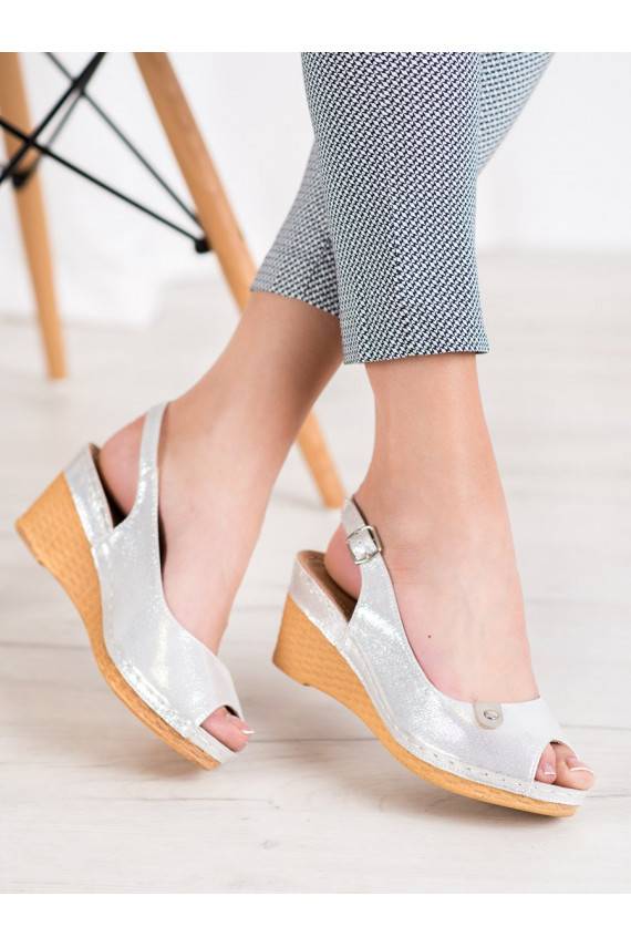 Blizgančios Platforminės basutės VINCEZA 