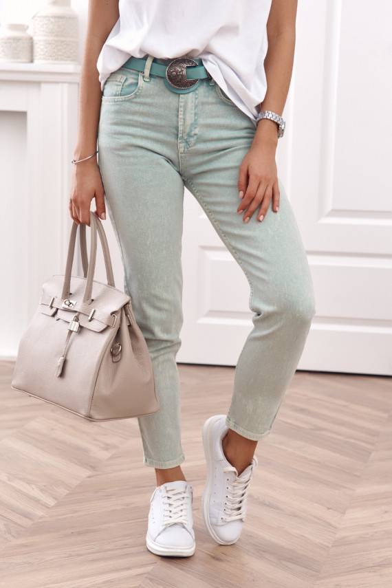 Džinsinės kelnės mom fit