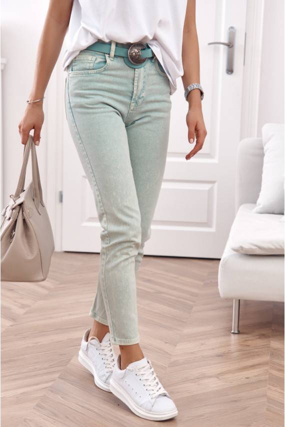 Džinsinės kelnės mom fit