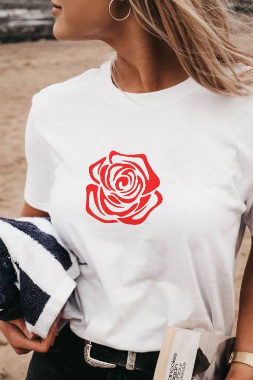 Marškinėliai Red Rose