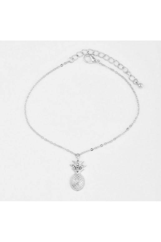 Apyrankė čiurnai Ananasas sidabro spalvos B210S Apyrankė čiurnai Ananasas sidabro spalvos B210S