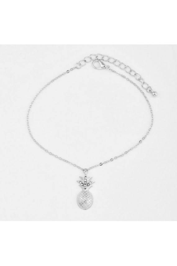 Apyrankė čiurnai Ananasas sidabro spalvos B210S