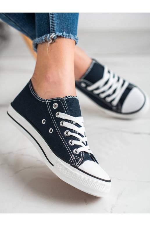 Klasikinio modelio Mėlynos spalvos laisvalaikio batai 