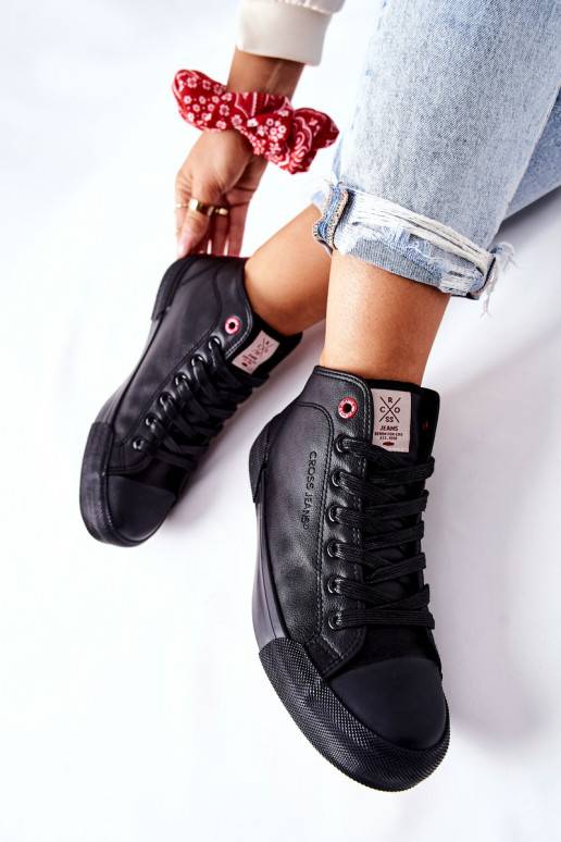   laisvalaikio batai su auliuku Cross Jeans II2R4032C juodos spalvos