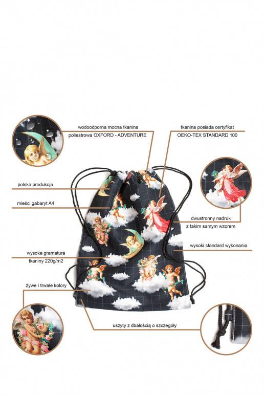 Kuprinytė - maišelis Orange Sun Kuprinytė - maišelis Orange Sun