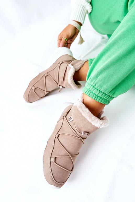 sniego batai pašiltinti Big Star smėlio spalvos II274263