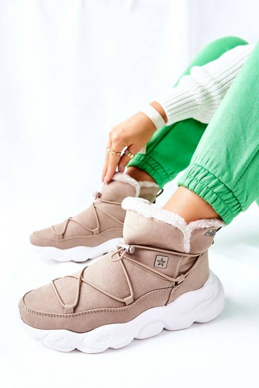 sniego batai pašiltinti Big Star smėlio spalvos II274263