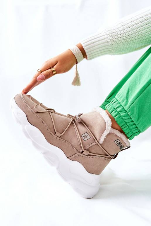 sniego batai pašiltinti Big Star smėlio spalvos II274263