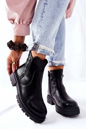 Aulinukai  su užtrauktukais  juodos spalvos Silvan 2