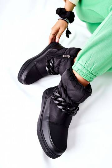 Šilti sniego batai juodos spalvos Khariche 2