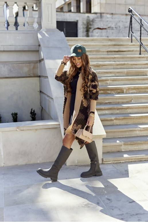 Ilgaauliai batai chaki spalvos Whats Going On