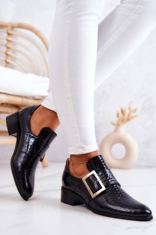   batai su sagtimis juodos spalvos Taliya