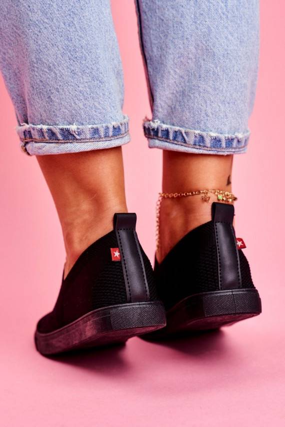   Sportbačiai Slip-on juodos spalvos Big Star FF274A609