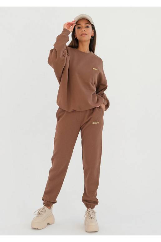 Pure - choco brown loose fit sweatpants