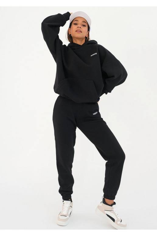 Pure - black loose fit sweatpants