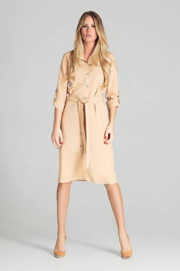 Susagstoma suknelė su...