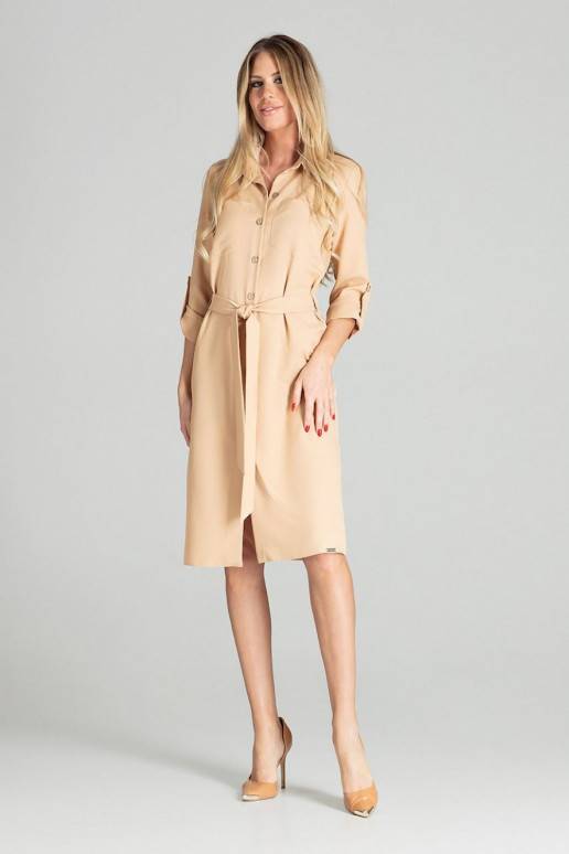 Susagstoma suknelė su dirželiu iš Figl