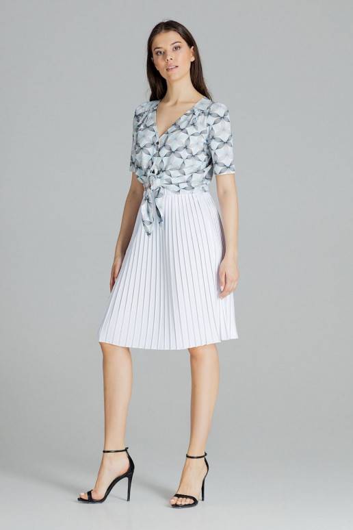 Klostuotas sijonas iš Lenitif