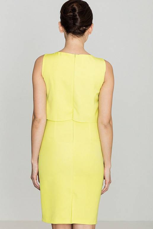 Ryškiai geltona suknelė iš Lenitif