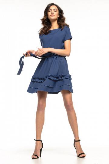 Tamsiai mėlyna suknelė iš...