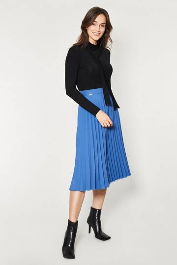 Klostuotas sijonas mėlynos... 2