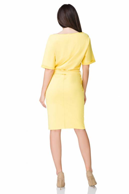 Geltonos spalvos suknelė iš Tessita